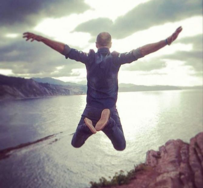 jump: foto en Zumaia