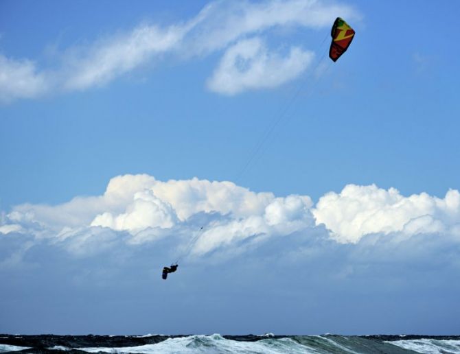 kitesurf 1: foto en Donostia-San Sebastián