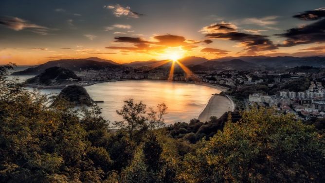 Luz mágica: foto en Donostia-San Sebastián