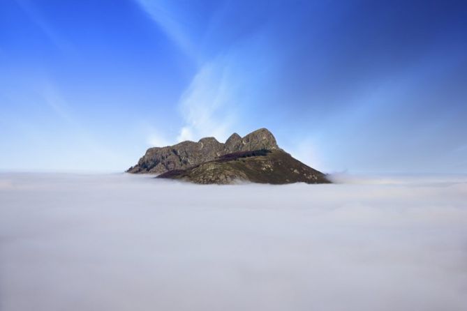 un mar de nubes: foto en Oiartzun