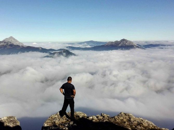 Mar de nubes.: foto en Arrasate-Mondragón