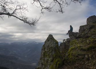 Meditando en la cima