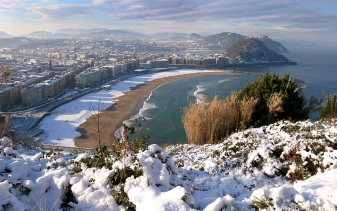 Nevada desde Ulía: foto en Donostia-San Sebastián