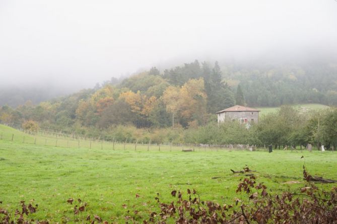 Niebla en Meaka: foto en Irun