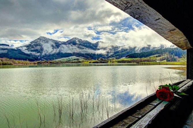 Nieve en Urkulu: foto en Aretxabaleta