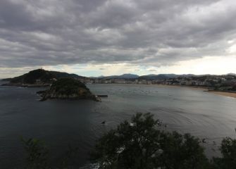 nubes en la ciudad