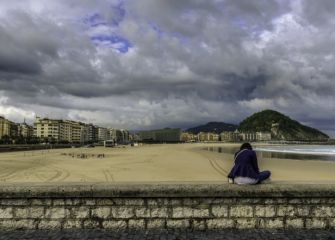 Observando la zurriola