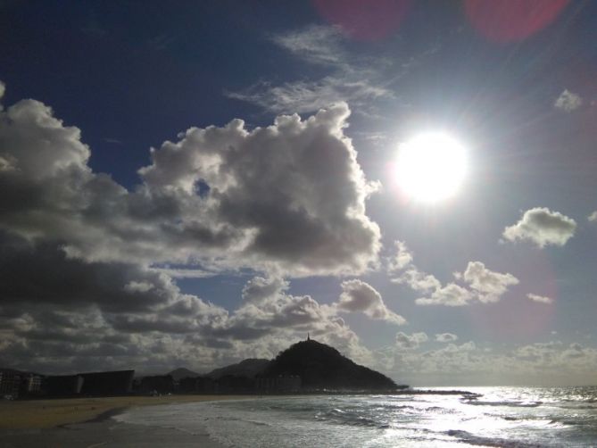 Ocaso en la Zurriola: foto en Donostia-San Sebastián