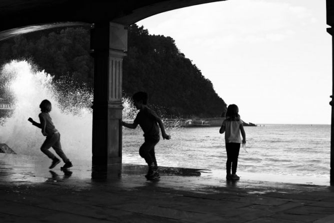 Olas : foto en Zarautz