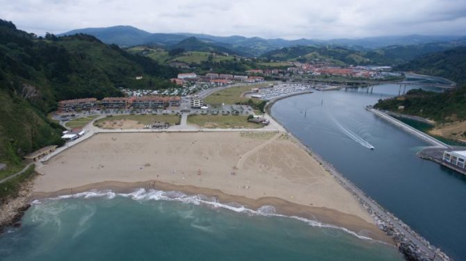 Orio a vista de Dron: foto en Orio