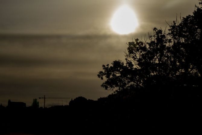 Oscuridad ante el sol: foto en Donostia-San Sebastián