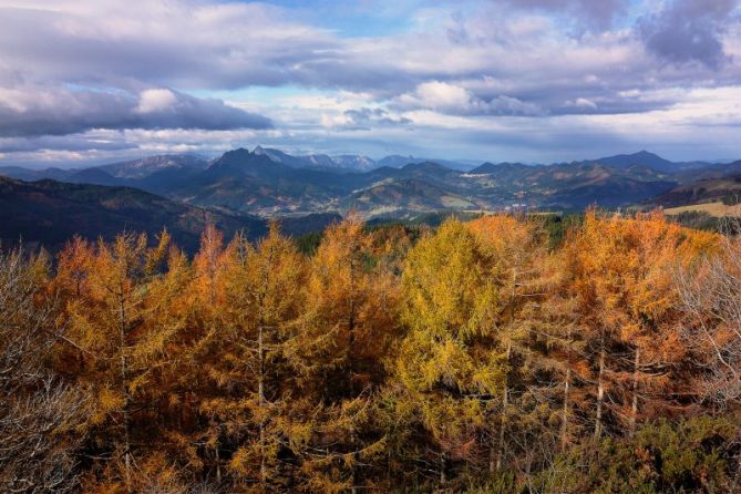 Otoño desde Meaka: foto en Antzuola