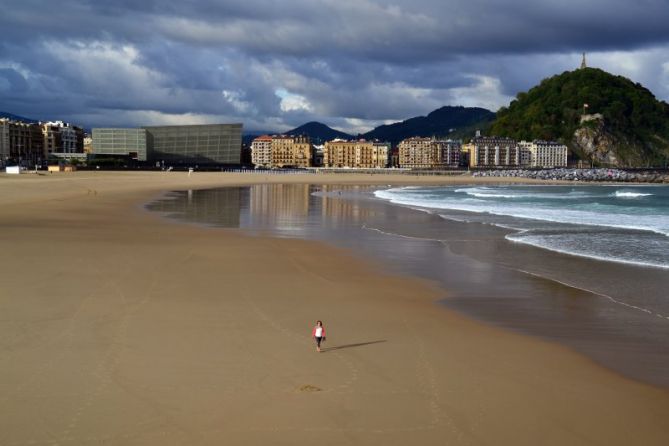 Otoño en Gros: foto en Donostia-San Sebastián