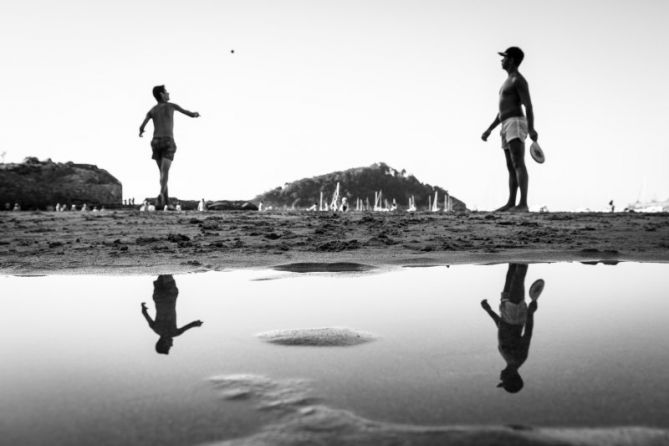 Pala de verano: foto en Donostia-San Sebastián