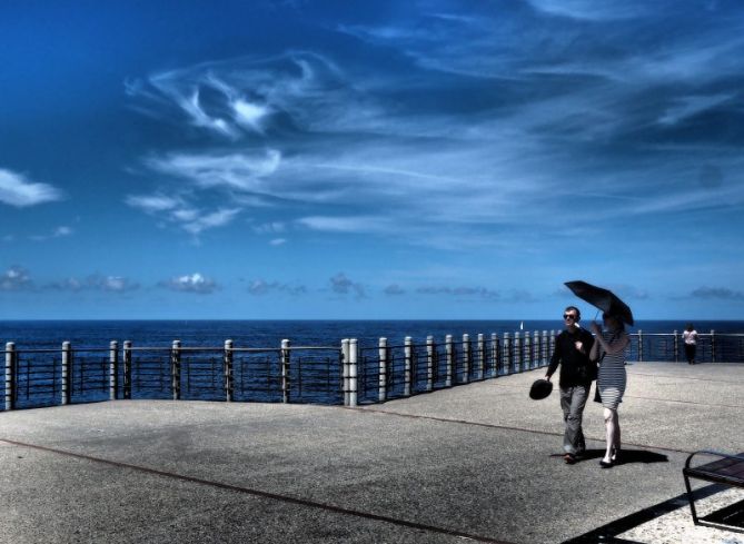 Paseo Nuevo: foto en Donostia-San Sebastián