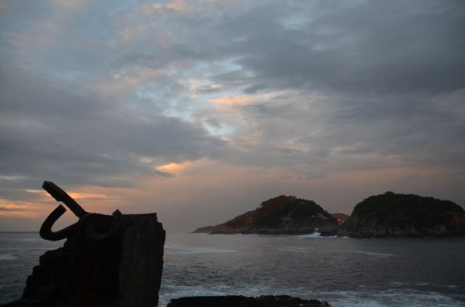 El peine de frente: foto en Donostia-San Sebastián