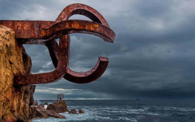 Peine de los vientos: foto en Donostia-San Sebastián