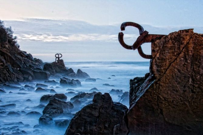 peine de los vientos: foto en Donostia-San Sebastián