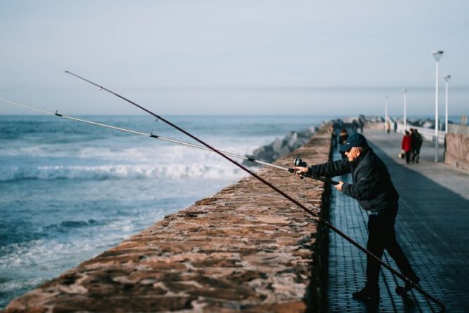 pescador: foto en Donostia-San Sebastián