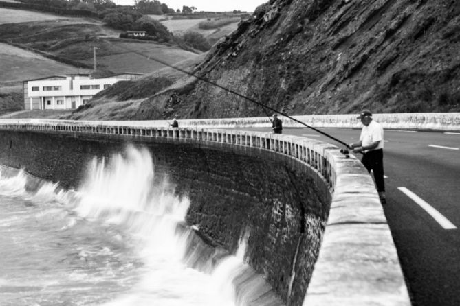 Pescadores de costa: foto en Zumaia