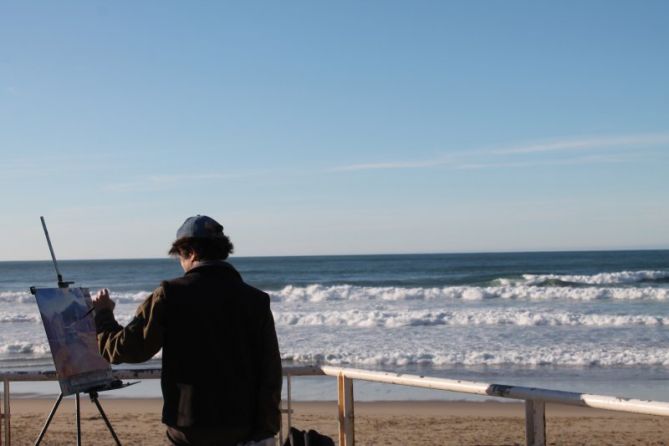 Pinceladas en el cielo: foto en Donostia-San Sebastián