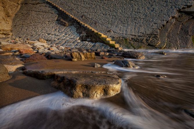 Playa de Algorri: foto en Zumaia