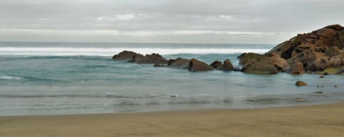 Playa en calma: foto en Orio