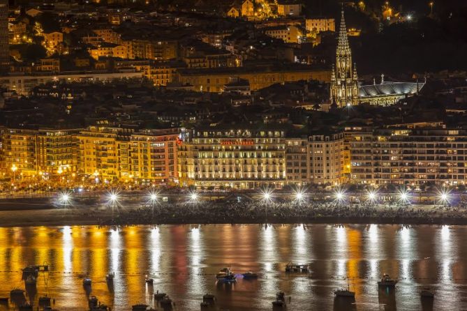 Playa de la Concha: foto en Donostia-San Sebastián