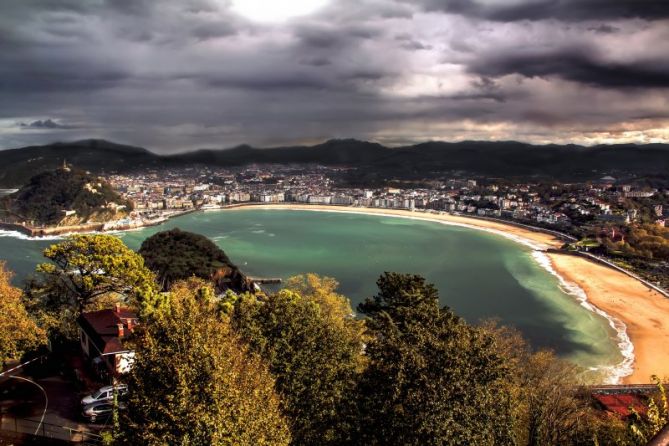 Playa de la Concha: foto en Donostia-San Sebastián