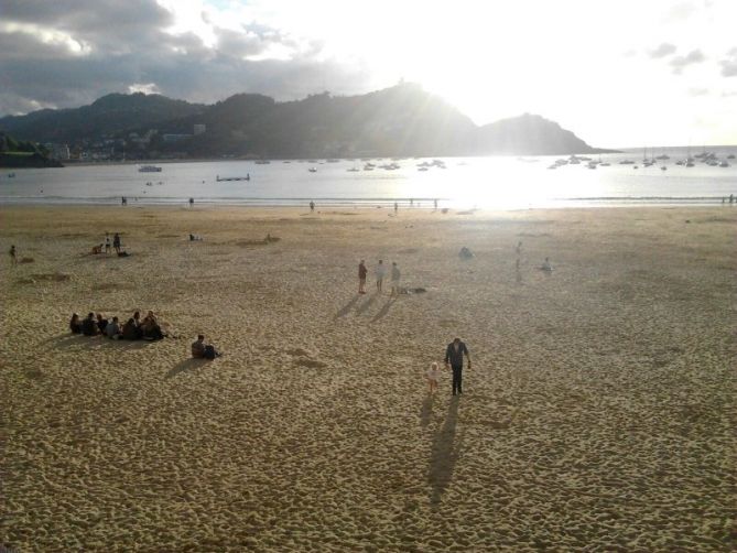 Playa de la Concha: foto en Donostia-San Sebastián