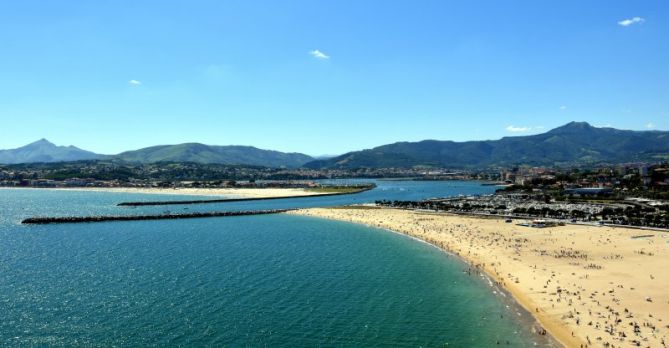 Playa de Hondarribia: foto en Hondarribia