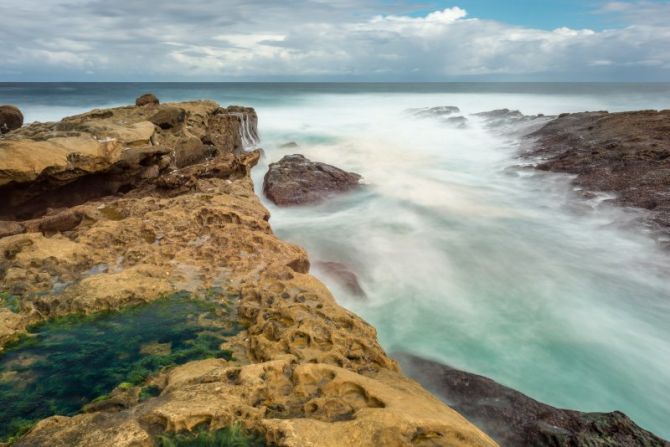 Playa de las Paramoudras: foto en Hondarribia