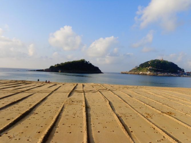 Playa de ondarreta: foto en Donostia-San Sebastián