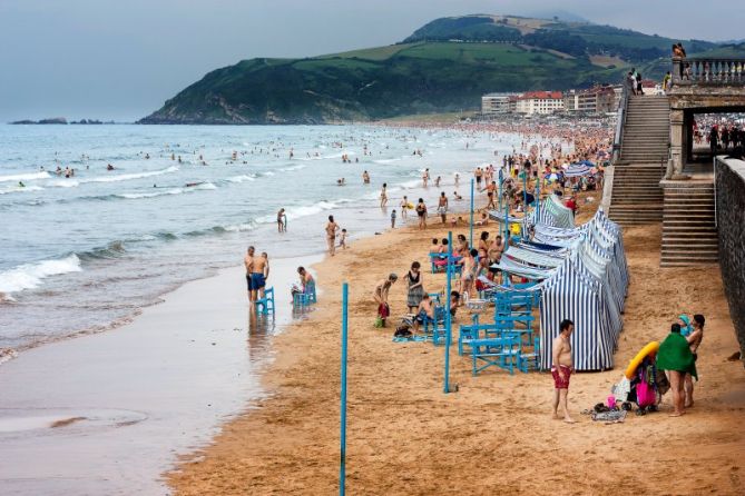 Playa de Zarautz: foto en Zarautz