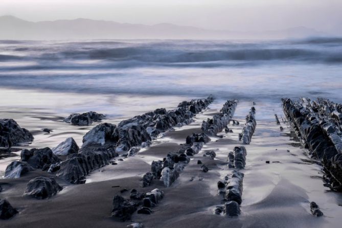 Playa de Zumaia: foto en Zumaia