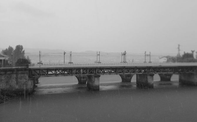 Puente a la Libertad: foto en Irun