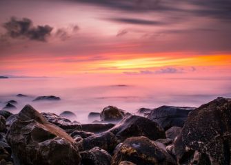 Puesta de sol en Agiti