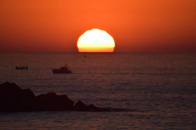 Puesta de Sol a la donostiarra: foto en Donostia-San Sebastián