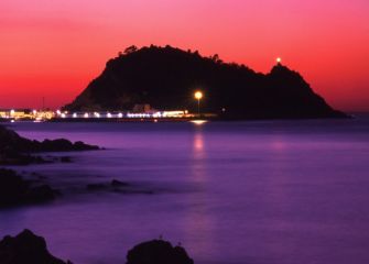 Ratón de Getaria al atardecer