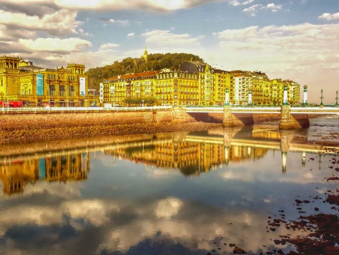 Reflejo: foto en Donostia-San Sebastián