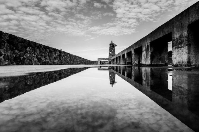 Reflejos de faro: foto en Orio