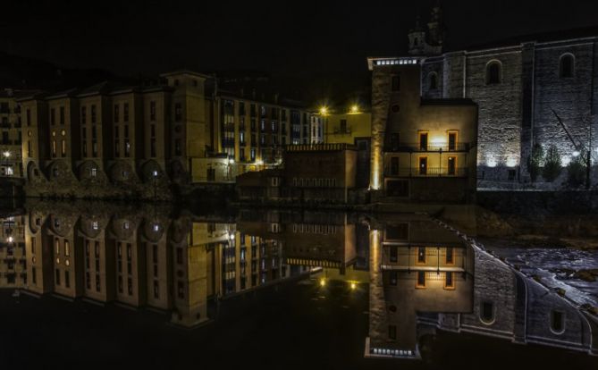 Reflejos en el Oria: foto en Tolosa