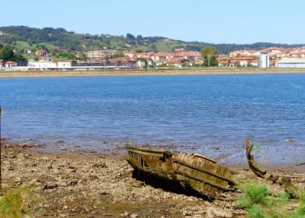 Restos de un antiguo barco