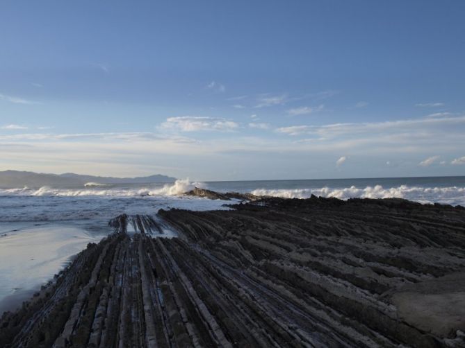 Rocas: foto en Zumaia