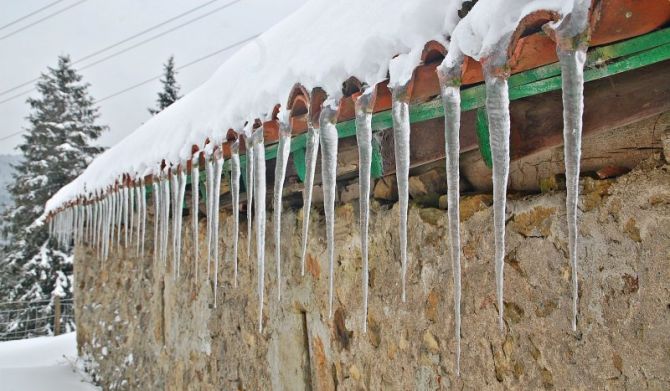 Sensaciòn de frio: foto en Zegama