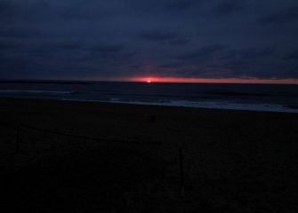 El sol se esconde