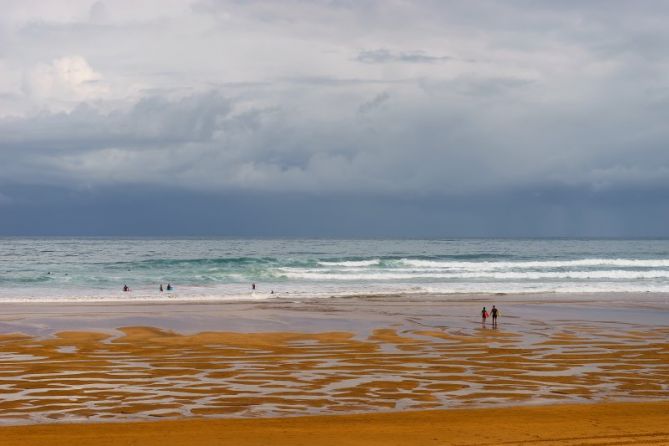 Surf: foto en Zarautz