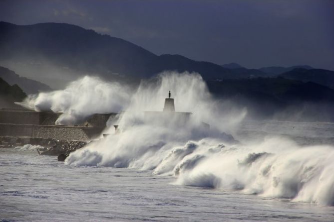 Temporal: foto en Zarautz