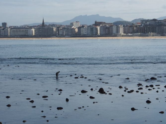 Todo azul: foto en Donostia-San Sebastián