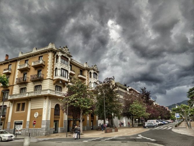 La tormenta se acerca: foto en Tolosa